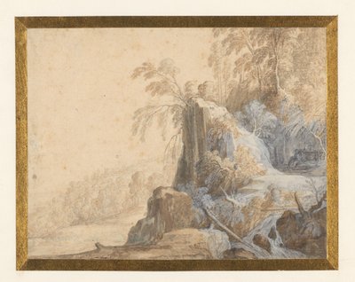Landschap met een kluizenaar door Alexander Keirincx