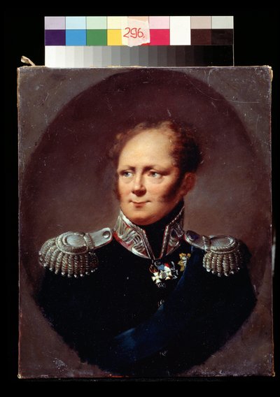 Portret van Keizer Alexander I door Alexander Molinari