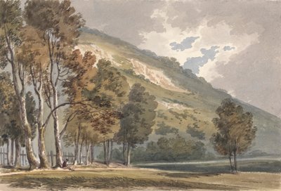 Landschap bij Boxhill, Surrey door Alexander Monro
