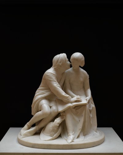 Paolo en Francesca, 1852 door Alexander Munro