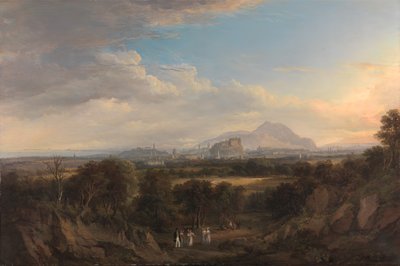 Een Uitzicht op Edinburgh vanuit het Westen, 1822-1826 door Alexander Nasmyth