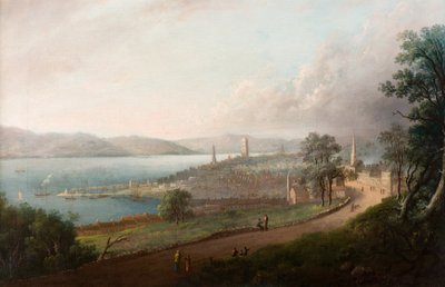 Dundee vanaf Princes Street door Alexander Nasmyth