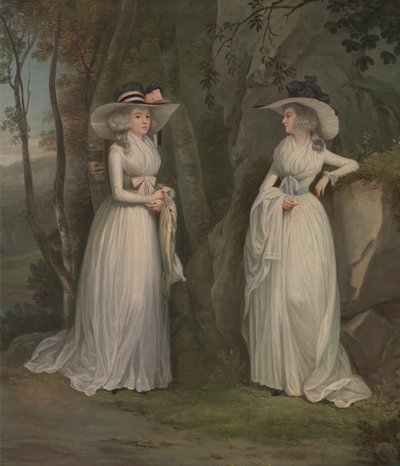 Eleanor en Margaret Ross door Alexander Nasmyth