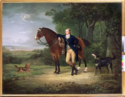 Portret van een Heer, waarschijnlijk George Hay, 7e Markies van Tweeddale, c.1790 door Alexander Nasmyth