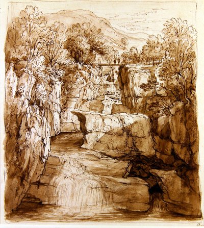De Bracklinn-watervallen, Perthshire door Alexander Nasmyth