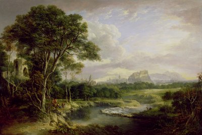 Uitzicht op de Stad Edinburgh, c.1822 door Alexander Nasmyth