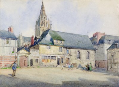 Caudebec-en-Caux door Alexander Nesbit Paterson