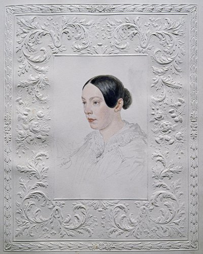 Portret van Adelaida Alexandrovna Senkovskaya 1800-1858, geboren Barones von Rahl, Eind 1840s door Alexander Pavlovich Briullov