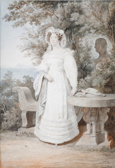 Portret van María Isabella van Spanje 1789-1848, koningin van de Twee Siciliën, 1825 door Alexander Pavlovich Briullov