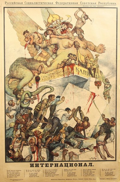 De Internationale Poster, 1919 door Alexander Petrovich Apsit
