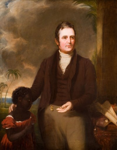 Portret van Joseph Sturge, 1800-1850 door Alexander Rippingille