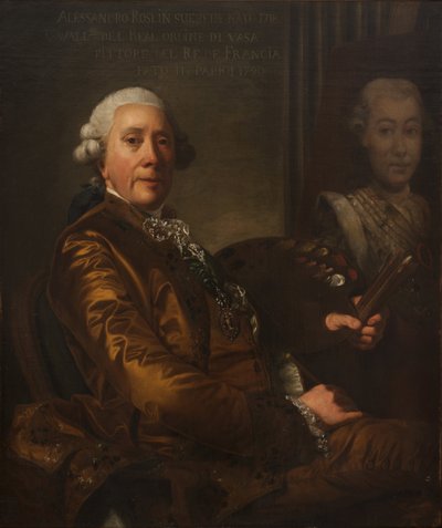 Zelfportret door Alexander Roslin