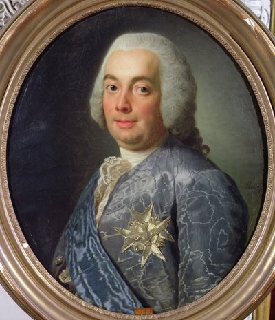 Henri-Léonard Bertin (1720-92), Graaf van Bourdeille, Generaal van Financiën door Alexander Roslin