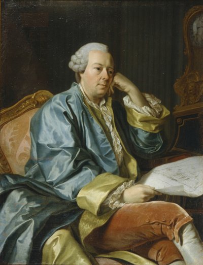 Portret van Ivan Ivanovich Betskoi 1704-1795, 1770s door Alexander Roslin