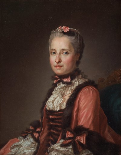 Portret van prinses Maria Josepha van Saksen 1731-1767, 1776 door Alexander Roslin