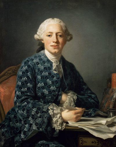 Portret van Thure Leonard Klinckowström 1735-1821, 1758 door Alexander Roslin