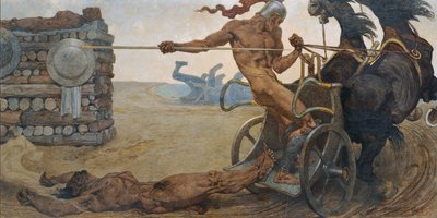 Achilles, c. 1930 door Alexander Rothaug