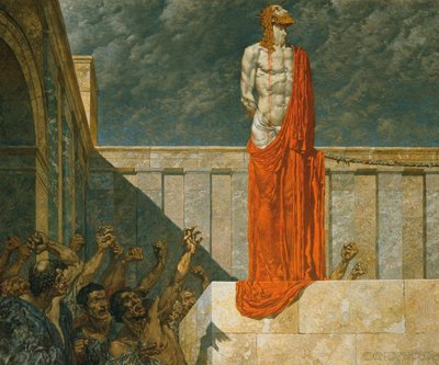 Aan het kruis met hem! door Alexander Rothaug