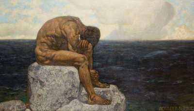 Odysseus Verlangend naar huis, voor 1924 door Alexander Rothaug
