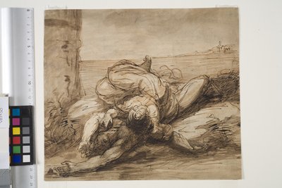 Hero en Leander door Alexander Runciman