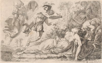 Perseus en de slapende Medusa door Alexander Runciman