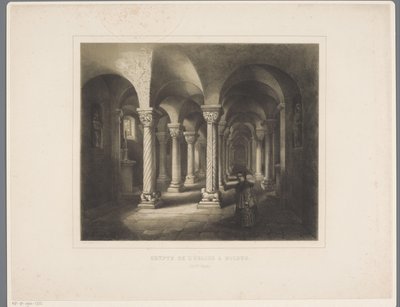 Crypte van abdijkerk Rolduc door Alexander Schaepkens