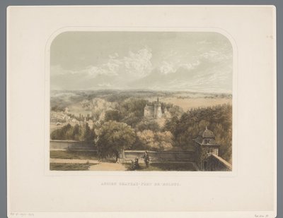 Kasteel nabij abdij Rolduc door Alexander Schaepkens