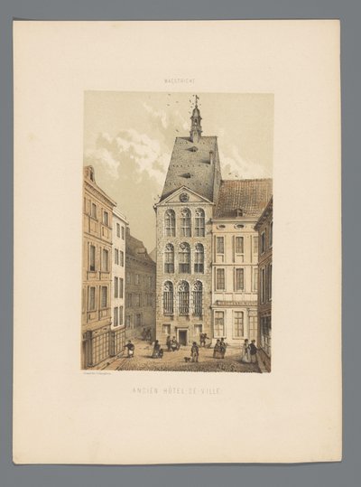 Oude stadhuis te Maastricht door Alexander Schaepkens