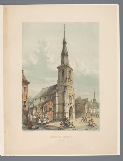 Sint-Maartenkerk te Sint-Truiden door Alexander Schaepkens