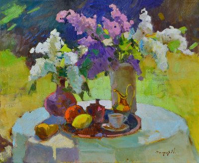 Sering en fruit in de open lucht door Alexander Shandor