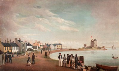 Beach Crescent en Broughty Castle door Alexander Smith