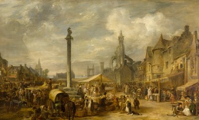 Een Schotse Kermis, ca. 1834 door Alexander Snr Fraser