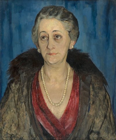 Portret van een Poolse Dame [Barones Posznanska] door Alexander Stuart Hill