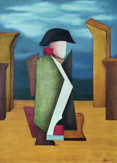 Abstracte militaire figuur door Alexander Trifonov