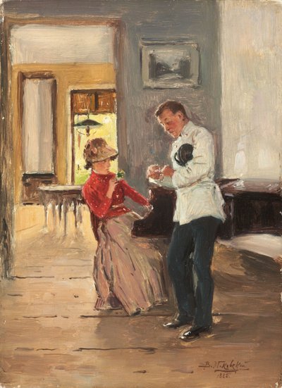 De verklaring, 1885 door Alexander Vladimirovich Makovsky