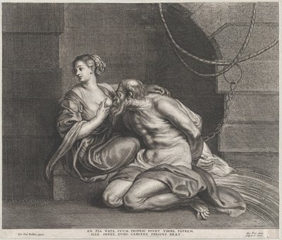 Cimon en Pero, circa 1650-90 door Alexander Voet