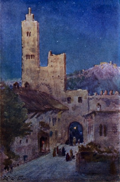 Een Stad van La Mancha door Alexander Wallace Rimington