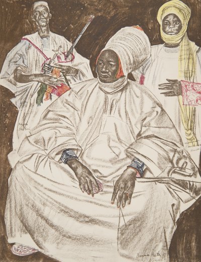Barma Mata, Sultan van Zinder, uit Dessins et Peintures d