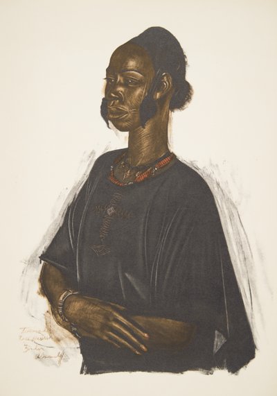 Haoussa vrouw (Zinder), uit Dessins et Peintures d