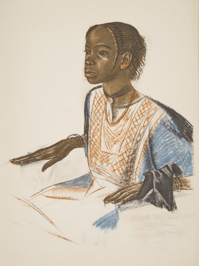Meisje Bornou (Fort Lamy), uit Dessins et Peintures d