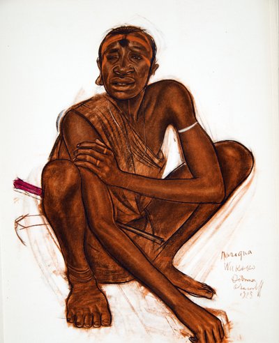 Marigua, MGogo (Dodoma), uit Tekeningen en Schilderijen van Afrika, uitgevoerd tijdens de Citroen Centraal Afrika expeditie, tweede missie Haardt Audouin-Dubreuil, uitgegeven Parijs, 1927 door Alexander Yakovlev