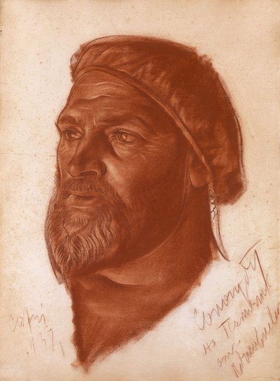 Portret van de architect Leonid Romanovich Sologub 1884-1956, 1933 door Alexander Yevgenyevich Yakovlev