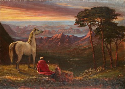 Scène tussen de heuvels, Mahabaleshwar door Alexander Young Short