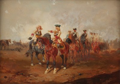 Na de slag door Alexander von Bensa