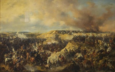 De Slag bij Kunersdorf op 12 augustus 1759, 1848 door Alexander von Kotzebue