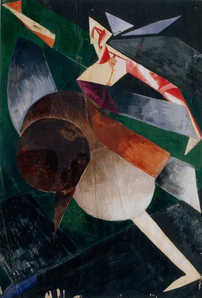 Abstractie. De Danser door Alexandra Alexandrowna Exter