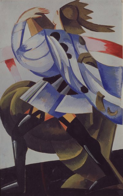 Mercutio. Kostuumontwerp voor het toneelstuk Romeo en Julia van W. Shakespeare, 1921 door Alexandra Alexandrowna Exter