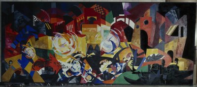 Venetië, 1918 door Alexandra Alexandrowna Exter