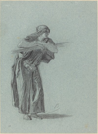 De vrouw in het "Hooglied" door Alexandre Bida