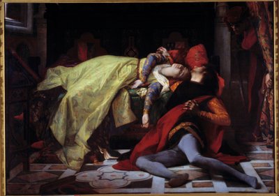 De dood van Francesca de Rimini en Paolo Malatesta (1284) door Alexandre Cabanel